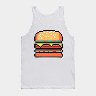 Pixel art burger 1 Tank Top